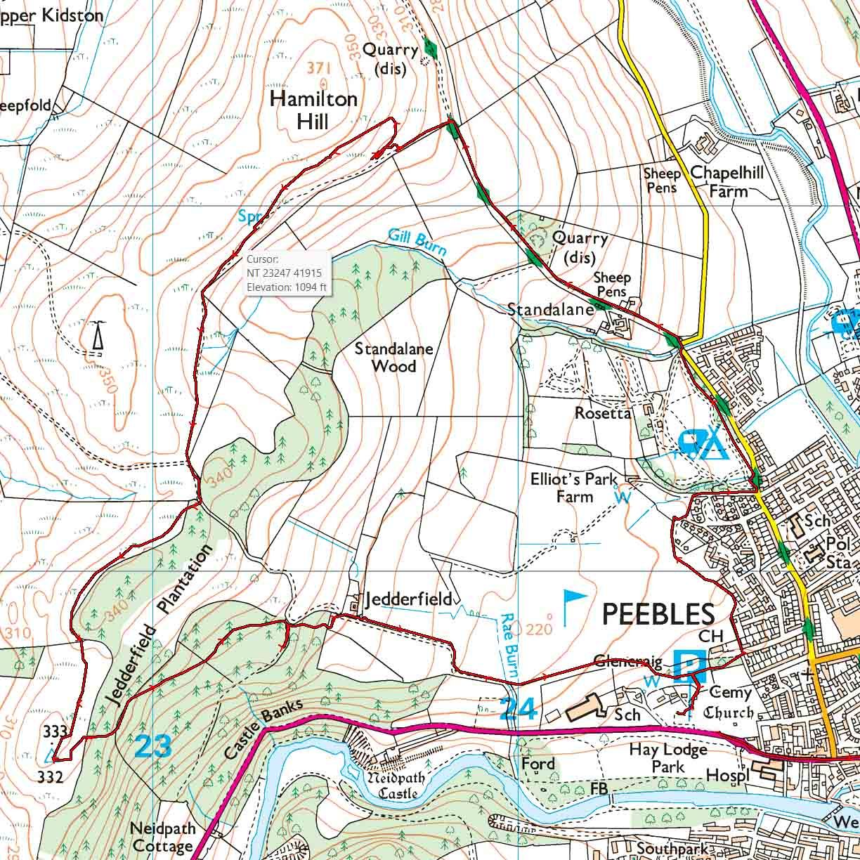 route map